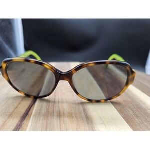Vintage Coach Sunglass Frame Only Tortise Shell Green‎ With Case